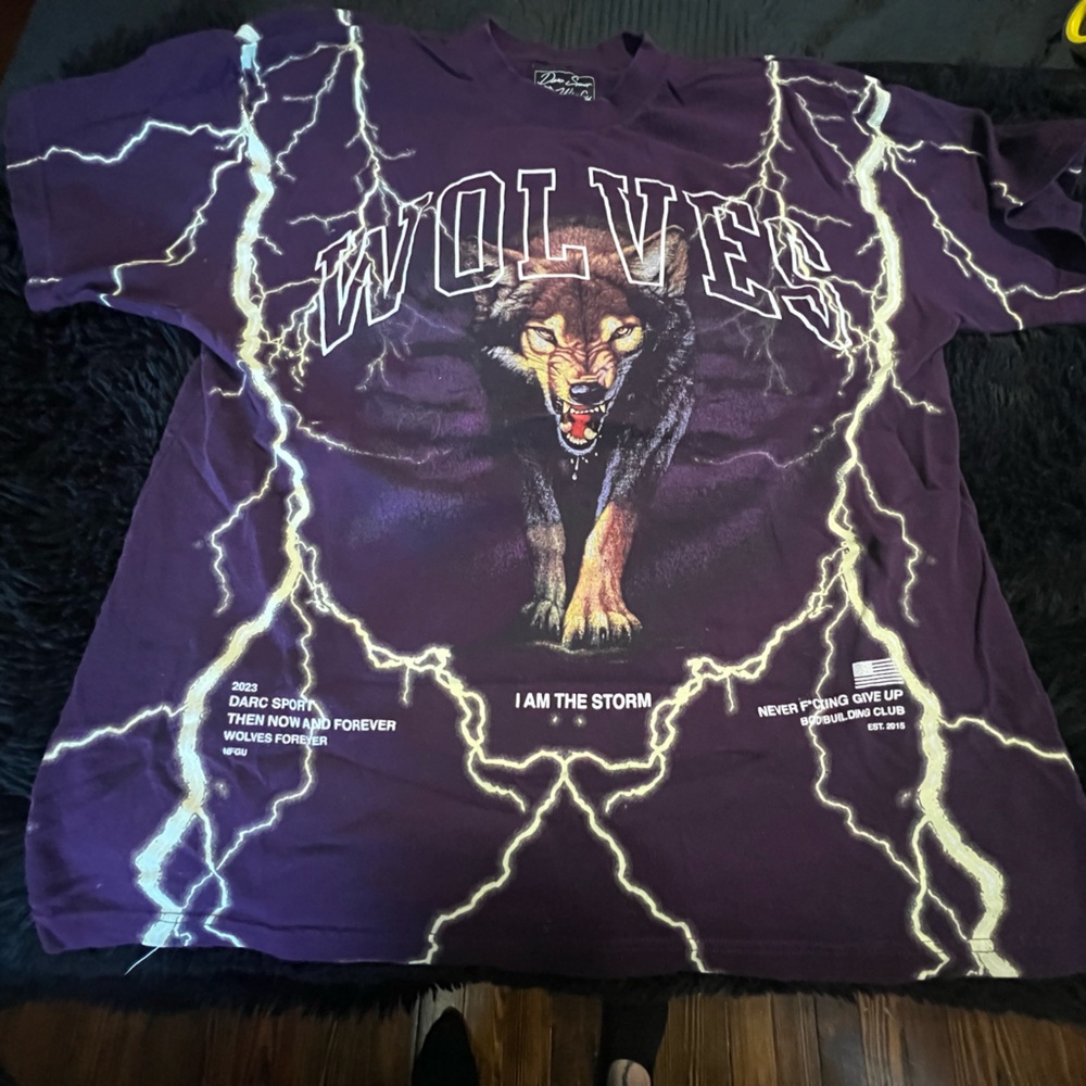 Purple Wolves Graphic Tee